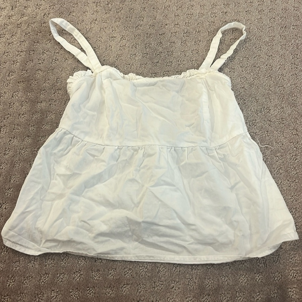 brandy melville white tank